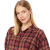MADEWELL时尚舒适女式上衣 短款衬衫Frontier格子法兰绒 复古优雅舒适透气 红色 XL