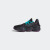 adidas阿迪达斯官方Harden Vol. 4 C哈登4代男小童篮球运动鞋EF9945 1号黑色/六度灰/荣耀紫/高光蓝 32(195mm)