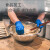 爱马斯（AMMEX）一次性丁腈加厚丁腈食品实验室清洁检查厨房手套 APFNCHD44100 中号