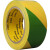 定制黄绿C警示胶带双色斜纹斑马线地标贴地面标识划线定位划分区域 黄绿80mm*33米