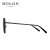 BOLON暴龙眼镜2021新品男款偏光太阳镜飞行员个性开车墨镜BL7150 C10-镜片灰色/镜框雅黑