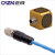 适用于C4传感器4P插座四芯1/4-28UNF转BNC PCB三轴加速度传感器端子线缆 插头 3M