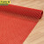 京洲实邦 红色0.9米宽*10米整卷 六角网格pvc防滑垫镂空脚垫JZSB-9043