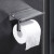海斯迪克 免打孔304不锈钢纸巾架 卫生间酒店厕所卷纸架 标准款-晶钻