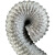 玻纤复合管玻纤布复合 玻纤布伸缩风管 325MM*9米