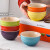 酷彩法国LE CREUSET碗米饭碗陶瓷碗沙拉碗彩虹色碗套装精致炻瓷碗 (4.75寸碗)彩虹6色礼盒装