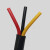 国标铜RVV护套线2二3三芯4四五芯2.5 46 10 16平方电缆电源电线 2芯6.0平方(1米)