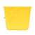 食安库食品级塑料桶带刻度手提储水水桶料桶14L 黄色