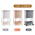 海斯迪克 厨房分类垃圾桶 厨余干湿分离带盖垃圾桶 带轮多层收纳置物架 双层橘粉色 HKT-601