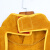 新款电焊防护服耐磨氩弧牛皮焊穿衣反焊接围裙穿衣防烫工作服 长款高领120厘米反穿衣黄色 XL