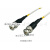 安博TRB三同轴三爪BNC电缆组件1553B总线 跳线TRC-75-1双公头75欧 0.5米未税