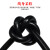 RONGLAN国标铜电缆AVVR 2 3 4 5 6 7 8芯门禁端子线信号控制护套电源线 ZC-AVVR8芯0.2平黑色100米
