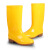 制耐（ZHINAI） 高中筒加棉水鞋耐油耐酸碱耐磨雨鞋劳保工业水鞋保暖防寒雨靴 YX21050140