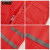 安赛瑞 志愿者反光马甲定制 可印logo透气网格义工服公益广告衫活动背心宣传服 30件起订红色 300558