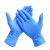 一次性手套乳胶食品级PVC加厚耐用丁腈橡胶100只耐磨耐用防水家务餐饮美发蓝色橡胶薄款加厚高弹丁晴 透明一次性耐磨PVC(100只) M