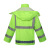 订做荧光绿分体式雨衣雨裤套装成人 高速交通反光雨衣