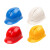 工臣牌 安全帽 工地国标加厚透气abs头盔 VH型经济透气款  1顶 白色 （不含印制费）
