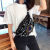 爱华仕（OIWAS）韩版新款时尚胸包腰包女休闲斜挎女士包实用百搭单肩包 字母蜜蜂
