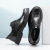 大洋洲袋鼠（OCEANIA ROO）皮鞋男鞋系带正装鞋春夏季德比鞋商务休闲牛皮鞋子西装鞋D2Q28210 黑色 38