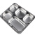 臻工品 304不锈钢餐具 单位：件 餐盘 