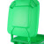 俐茗分类垃圾桶饭店带翻盖厨余垃圾方形垃圾桶可定制LG713绿色50L