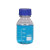 鸣固 蓝盖透明试剂瓶 带刻度实验室样品瓶 透明玻璃螺口取样瓶  50ml