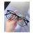 暴悦（baoyue）超轻TR防蓝光非球面眼镜框男女可配有度数近视眼镜变色素颜大框显 亮黑色 左右225度