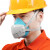 LISM硅胶防尘口罩防工业粉尘全脸面具透气打磨煤矿装修面罩灰尘口鼻罩 SG-3200灰色橡胶口罩1个(无滤棉