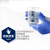 爱马斯(AMMEX)一次性手套乳胶+pvc合成手套实验室清洁检查防水防滑工作防护厨房劳保100只/盒AISG42100小码