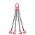 鼎红 起重链条 G80锰钢吊链 承重2吨*链条长1米（4钩)