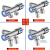 双开龙头一进二角阀马桶三通一分二适用出水关不锈钢双控定制带喷 单开关4分+
