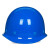 免费印字 一盾安全帽工地男国标施工领导建筑工程加厚透气头盔电工定制logo印字 蓝色 盔式透气加厚