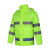 帮手仕 户外执勤分体雨衣3XL 1件荧光绿双层 公路养护环卫工作劳保雨衣套装 反光款