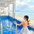 红枫泳池瓷砖马赛克瓷砖拼图蓝色地中海户外酒店水池鱼池景观池瓷砖 三色蓝白48