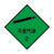 稳斯坦 WST4017 货车运输危险品标识牌 铝板警示货物化学有毒液体有害气体标识贴 不燃气体2类
