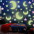 夜光星星荧光贴夜光贴卧室儿童房客厅天花板房间装饰品3d立体墙贴 彩色星3厘米100(拍两件发300) 礼品1(收藏产品送月亮)