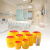 废物利器盒锐器盒一次性医院黄色圆形方形针头小型垃圾桶 圆形3L