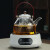 锦格玻璃茶壶电陶炉套装煮茶蒸茶过滤加厚烧水壶家用一体全自动 寒梅傲雪皮带壶 1L