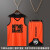 兰香菱新款篮球服男篮球衣定制运动套装学生比赛队服训练服儿童印字号 黑色定制科B图案 L (身高160-165cm)