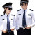 征战虎 维森323 保安服短袖衬衣 保安衣服 夏季制服 执勤套装 白色长袖衬衫 185cm