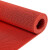 兰诗 LAUTEE KY080 PVC镂空防滑地垫塑胶垫S型网格防水垫子浴室厕所厨房地毯脚垫 红色熟胶5mm 0.9米宽*1米长