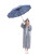 罗棠布妮 EVA成人雨衣 十骨加大雨伞 折叠全自动商务伞 非一次性时尚雨衣【1雨伞+1雨衣】套装
