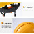 哥尔姆安全帽透气工地工程国标ABS安全头盔定制可印字 GM713 橘色