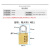 兴选工品 黄铜密码挂锁迷你密码锁 行李储物柜小密码转轮挂锁 4轮大号-宽28mm高79mm