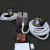 自吸式长管呼吸器过滤防毒尘面罩单双人电动送风式空气呼吸器面罩 双人全套(20米)