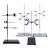 白玉大理石滴定台 实验室酸碱滴定用固定架 滴定管夹实验支架全套 冷凝管夹