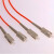 利合光电（LHG）光纤跳线SC/SC多模千兆双芯光纤线缆两端双头跳纤2.0尾纤LSZH外披 1米