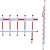 精创时泰 道闸栅栏杆 常规双层栅栏（6米） 白底红条 铝合金