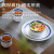 景德镇官方陶瓷家用中式吃饭盘子创意碟子汤盘高档餐具散件西餐盘摆盘 回味小茶杯