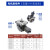 液压油泵电机组VP20+0.75KW1.5液压泵总成内轴电机液压站配件 1HP0.75kw+VP20